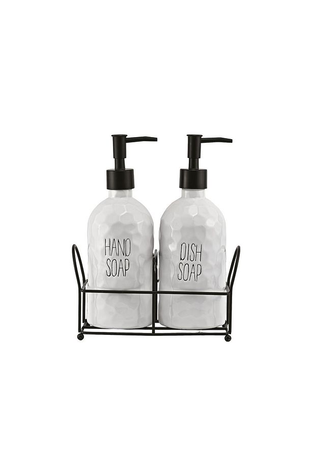 Sapone White 2'li Standlı Sabunluk - 5