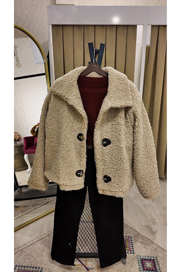 Buklet peluş mont - 1