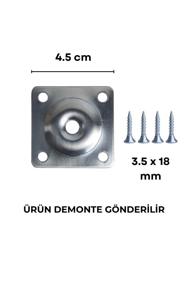 10 Cm Ahşap Konik Ayak, Ahşap Ayak, Mobilya Ayağı, Tv Ünitesi, Dolap Yükseltici, Koltuk Ayağı Tekli - 5