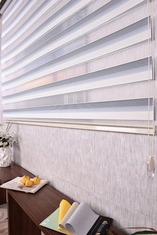 Lacivert Pliseli Etek Dilimsiz Ds 10685-v11 Zebra Stor Güneşlik Perde - 5