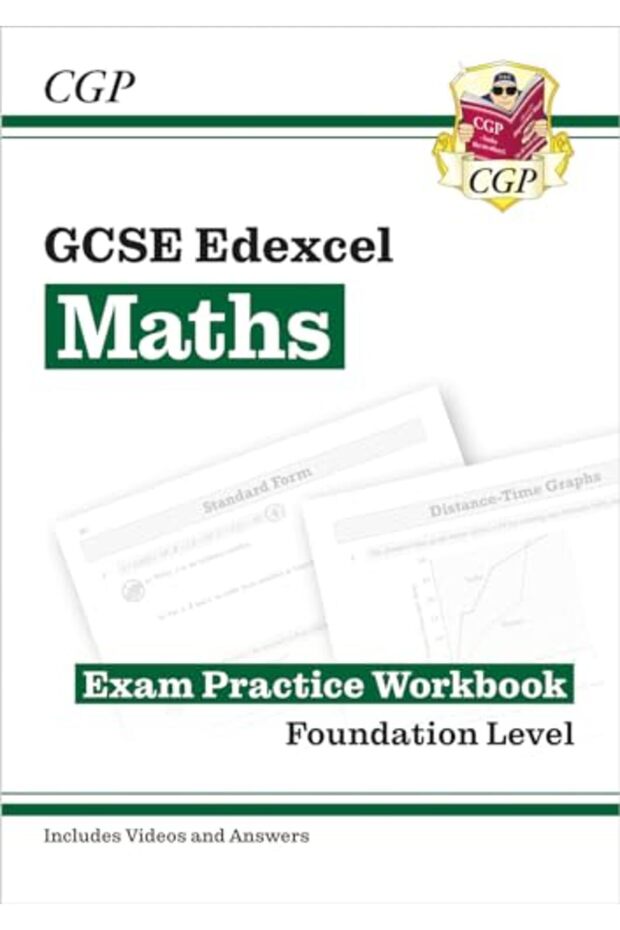 كتاب تدريب جديد لامتحان GCSE في الرياضيات من Edexcel: المستوى الأساسي - يتضمن حلولًا ورداءً على شكل فيديو