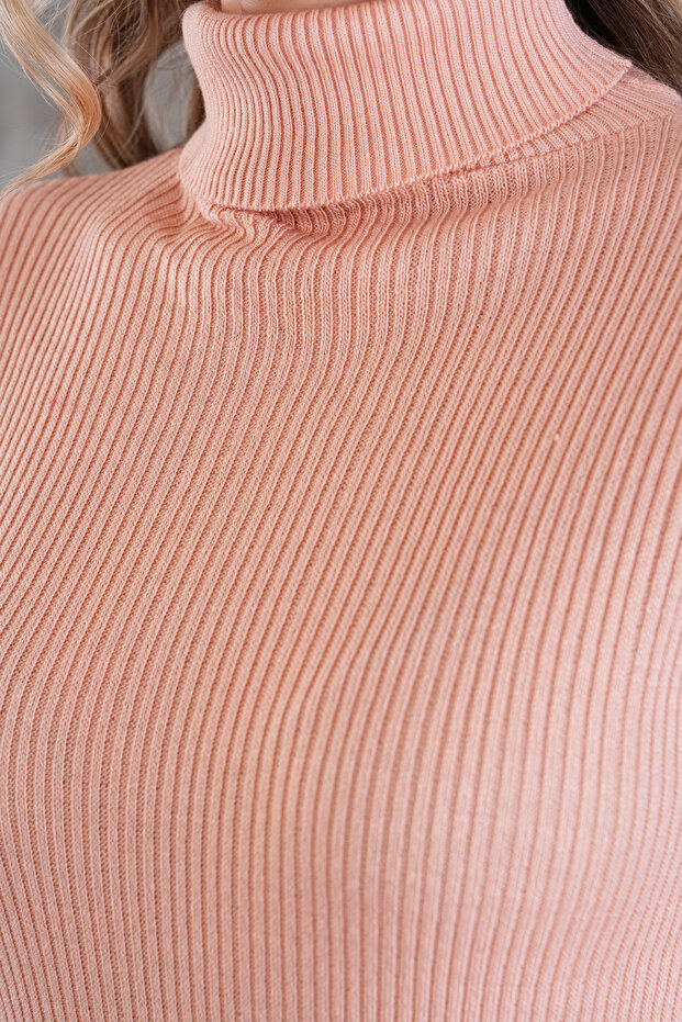 Fitilli Triko Elbise - 5