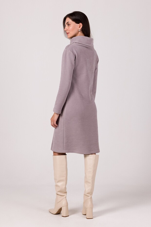 Rochie cu guler inalt - 2