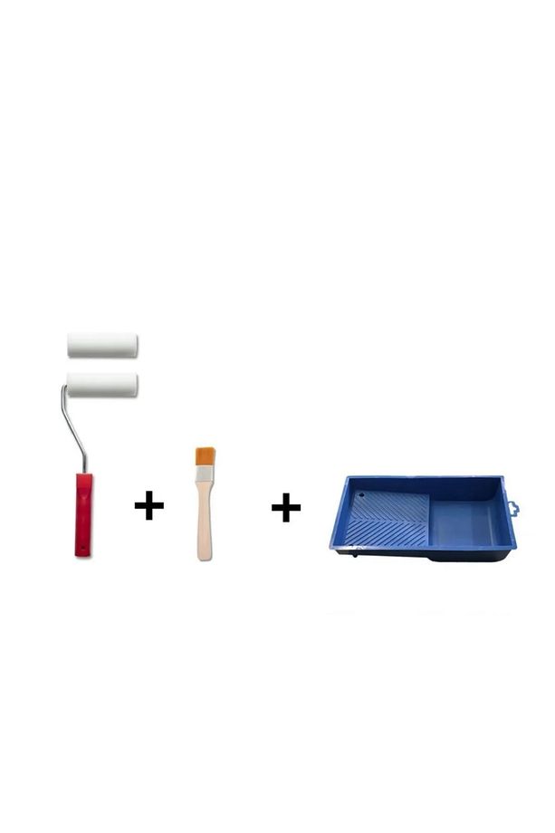 Sünger Rulo Fırça Seti 10cm - 1