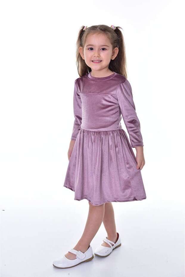 İnce kadife elbise - 1