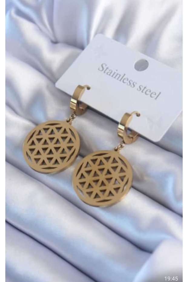 Tree of Life Model Stainless Steel Earrings