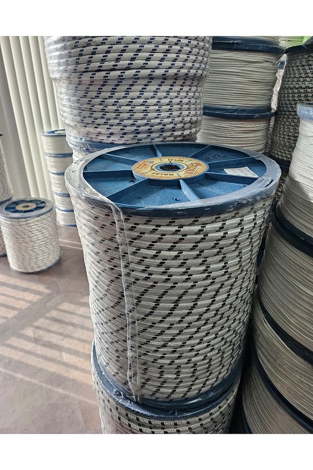 Özkul Halat 12 mm 10 metre polyester iskota halat bağlama ipi - 3