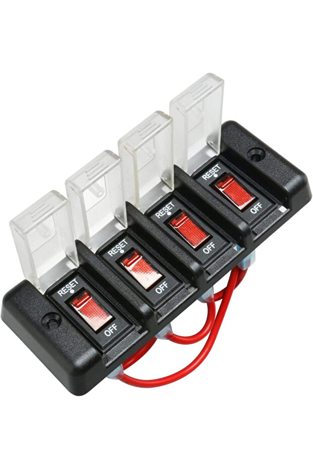 Marine Grade Switch Panel - 4 x switches