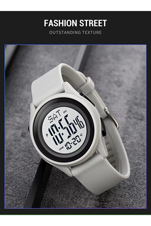 1893 Digital Men's Wristwatch Stylish Design