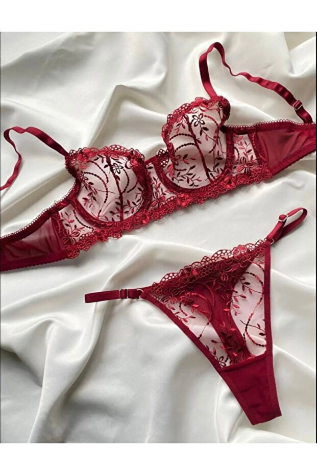 Lace Bralet Set