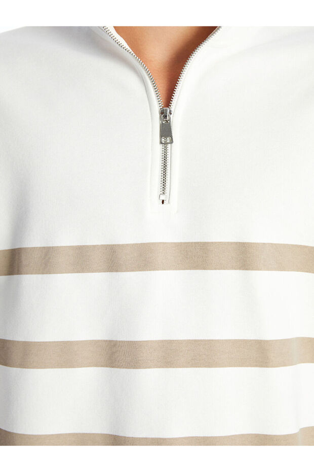 LCW Dik Yaka Uzun Kollu Erkek Kalın Kalın Sweatshirt - 3