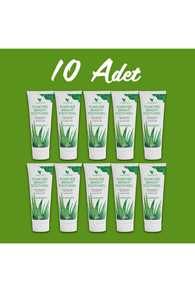 Aloe Vera Toothgel Toothpaste - 10 Pieces
