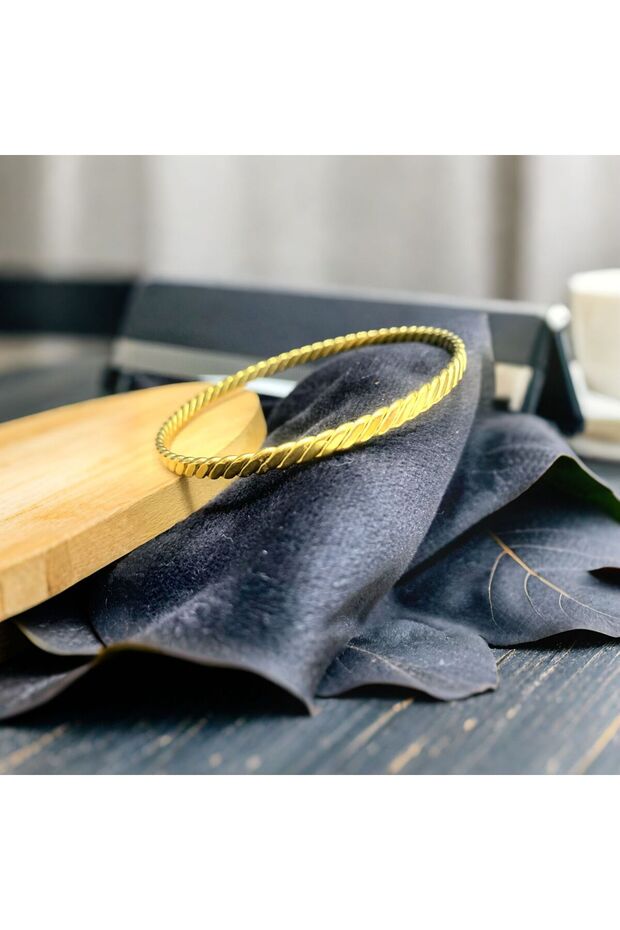 AJDA MODEL 65 MM ÇELİK BURMA BİLEZİK - 2