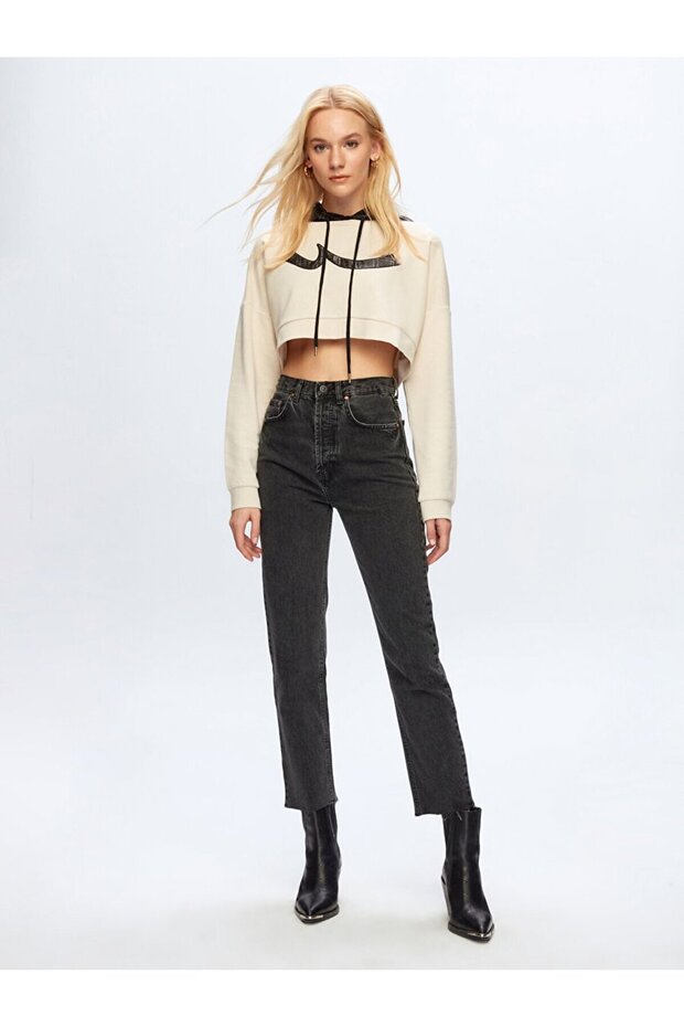 Graues Sweatshirt - Relaxed Fit - 2