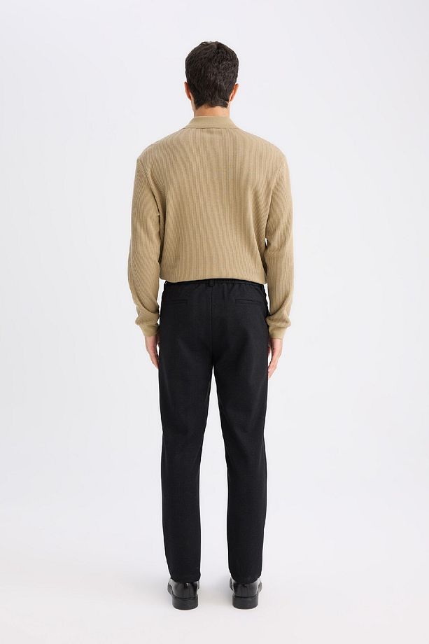 Tailored Regular Fit Normal Kesim Kumaş Pantolon Basic Düz Cepli D9081ax24wn - 8