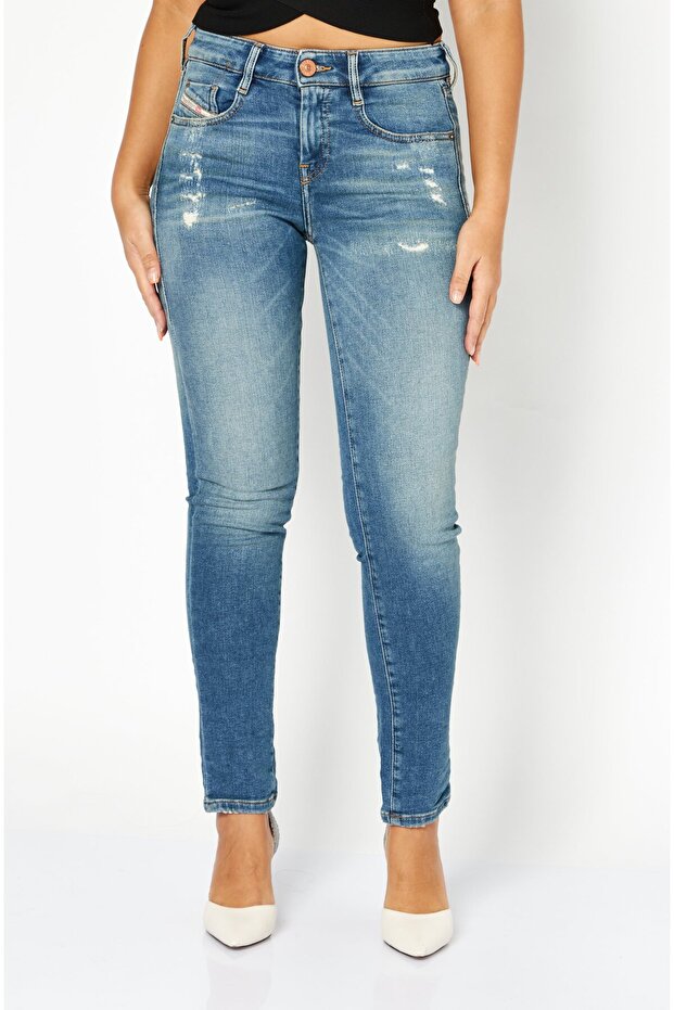 Women Slim Fit Stretchable Denim, Blue