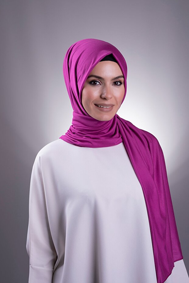 Wine Plain Classic Shawl Viscose Fabric Lycra Combed Cotton 202101_08