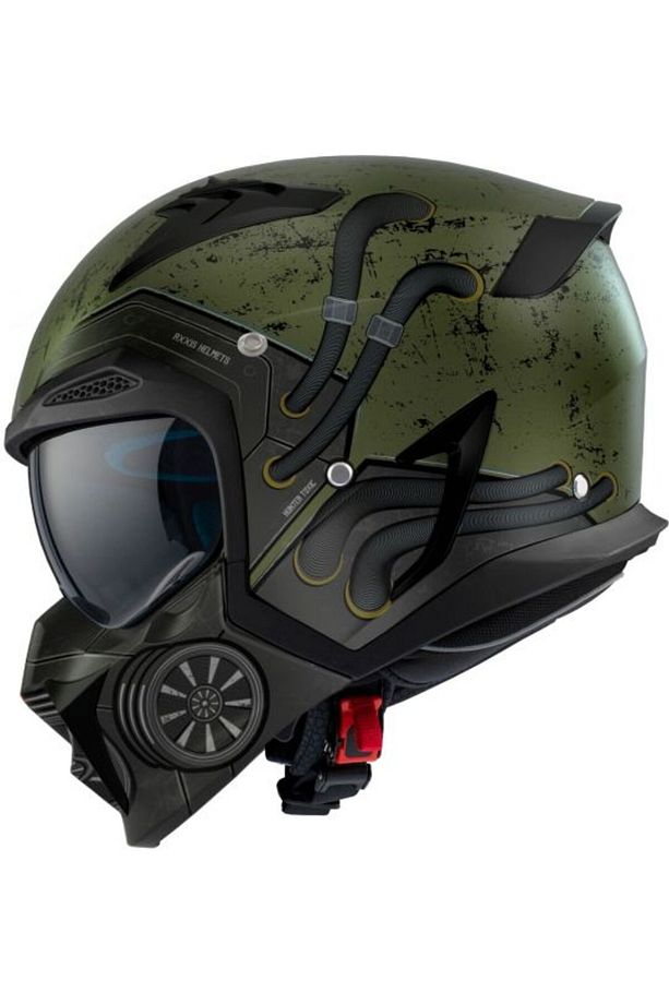 Axxıs Hunter Sv Toxıc C6 Motosiklet Kask M (Siyah Vizör Hediyeli) - 2