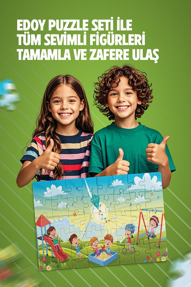 Spring Çocuklar İçin En İyi Puzzle – Eğlenceli ve Eğitici 24 Parça Puzzle - 4