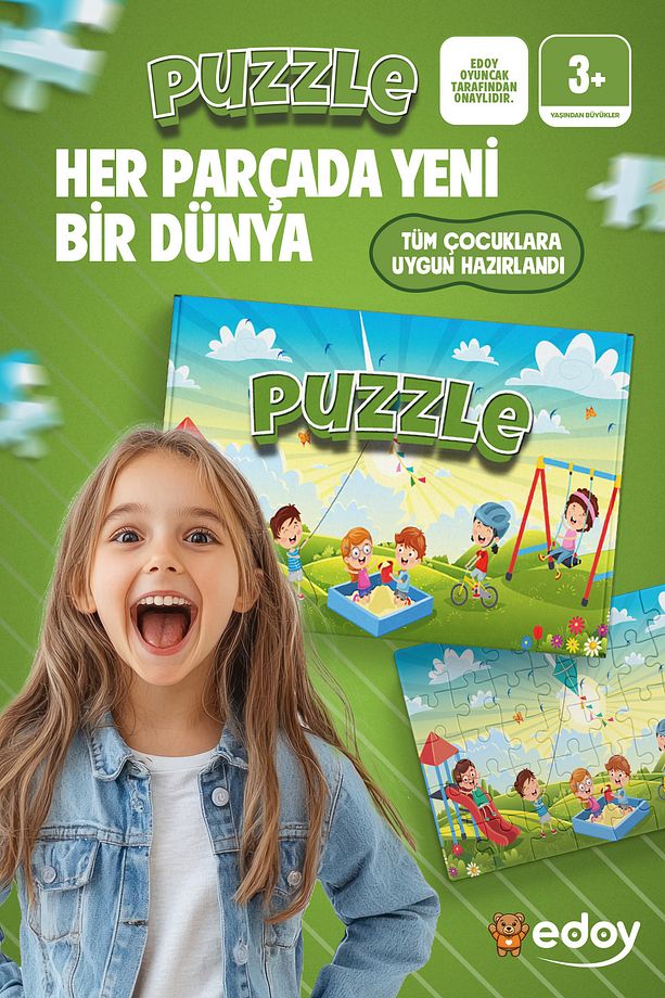 Spring Çocuklar İçin En İyi Puzzle – Eğlenceli ve Eğitici 24 Parça Puzzle - 1