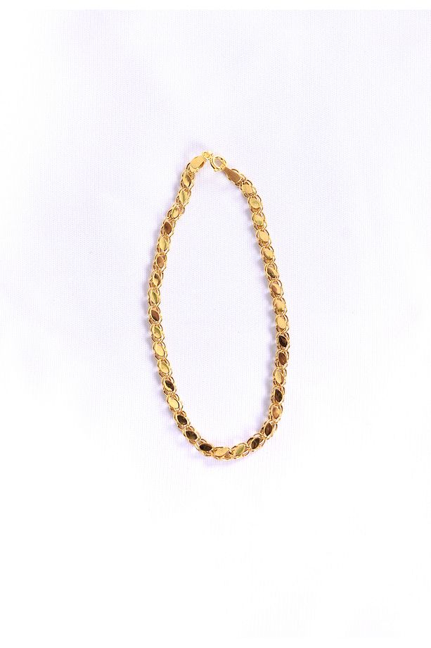 Arpa Pullu Zincir 14 Ayar Bileklik 2.10gr 3.5 Mm - 2