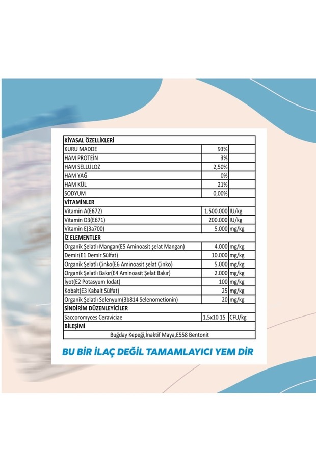 DİRİLİŞ - MEGA BESİ Yem Katkı Maddeleri - 3