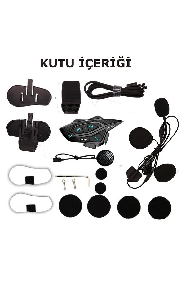 Cmmk-08 8 Kişilik Motosiklet Kask Bluetooth Intercom Seti - 7