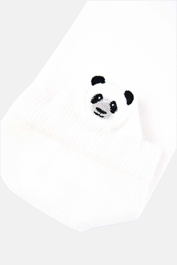 Panda Pull Çorap - Beyaz - 2