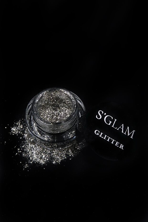 Glitter Silver D - 4