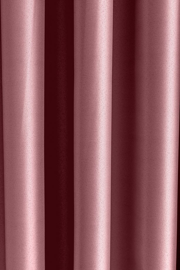 Sık Pileli Pudra Pembesi Blackout Karartma Kumaştan Fon Perde 1x3 Tek Kanat Colour12 - 4