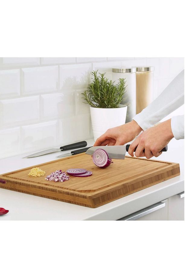 3'lü Bıçak Seti Ikea 2 Adet Aşçı Bıçağı + 1 Adet Soyma Bıçağı Bıçak Set Siyah Renk Paslanmaz Çelik - 2
