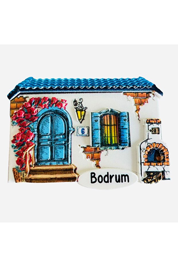 Bodrum Temalı Polyester Magnet - 2