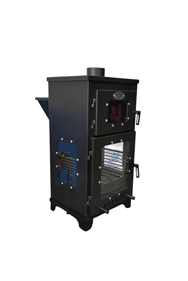 Isıfen 500 Wp Kuzineli Pelet Ve Odun Sobası - 3