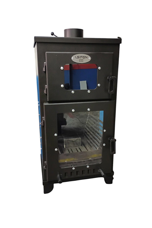 Isıfen 500 Wp Kuzineli Pelet Ve Odun Sobası - 4