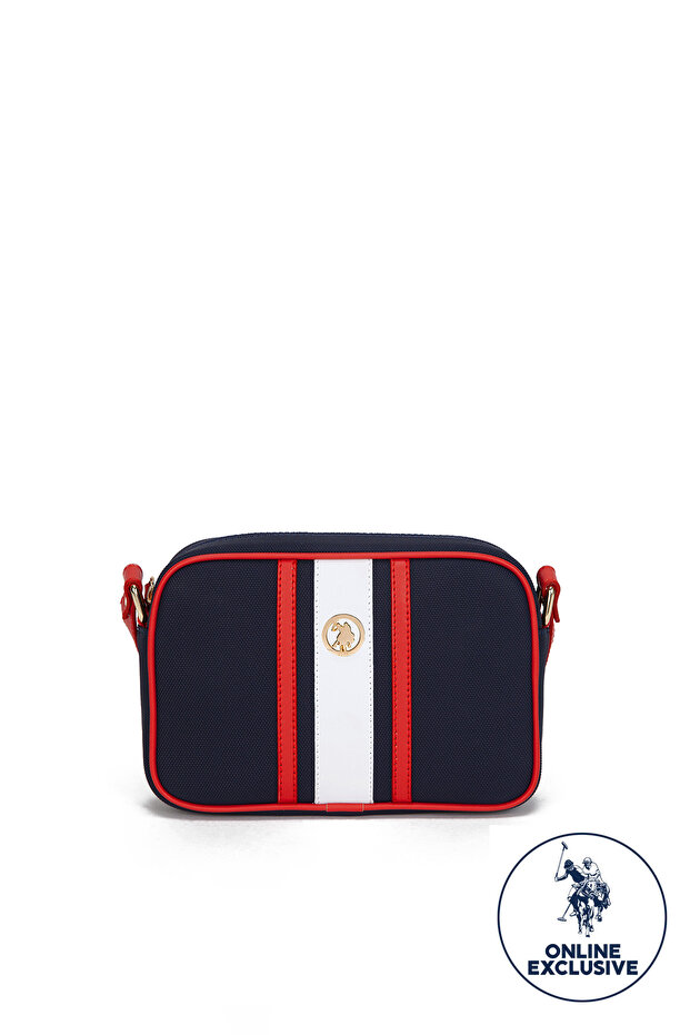 Navy Blue-White-Red Women's Messenger Bag Us8003 Online Exclusive