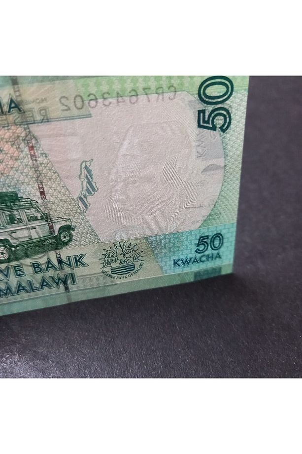 39963675dd3b8d1666 2020 Malavi 50 Kwacha ÇİL eski yabancı kağıt para - 4