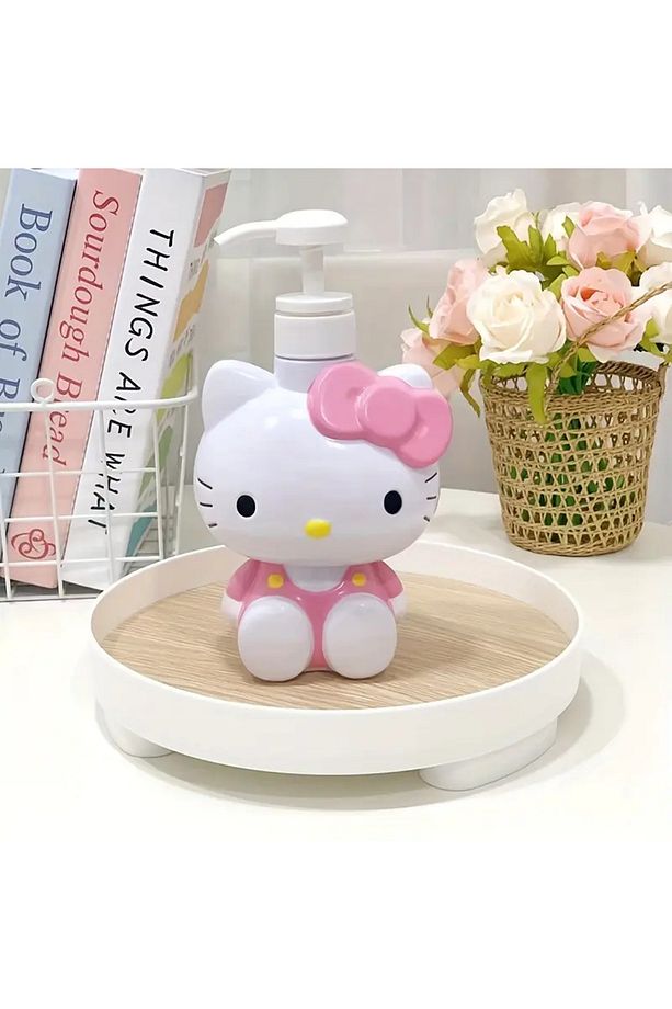 Hello Kitty Figürlü Sıvı Sabunluk Basınçlı Losyon Şişesi - 1