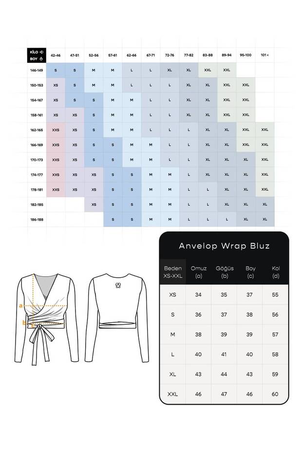 Mavi Gri Anvelop Belden Bağlamalı Crop Bluz - 6