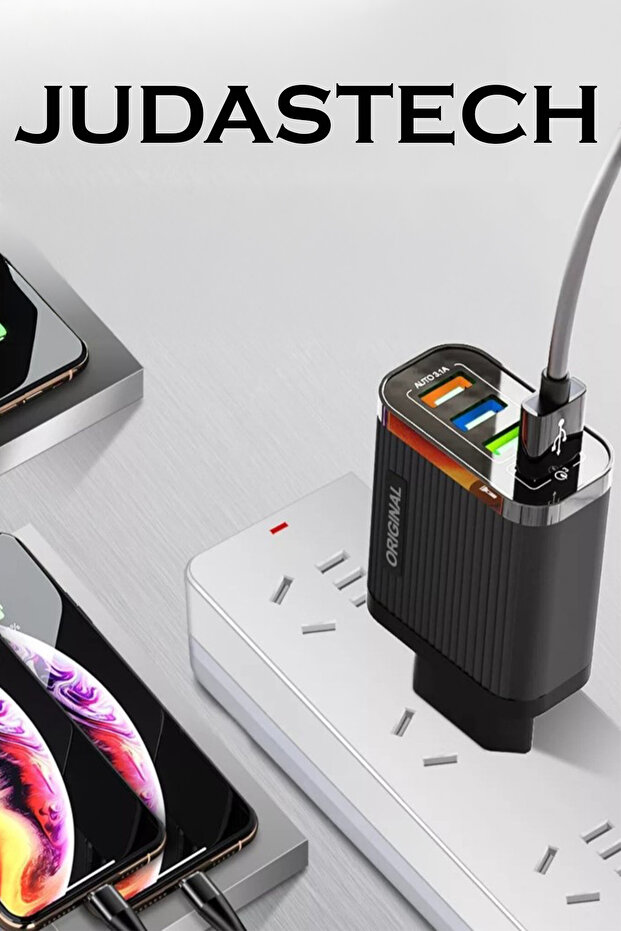 Z6 Universal Çoklu Şarj Adaptörü -4 Port - 5