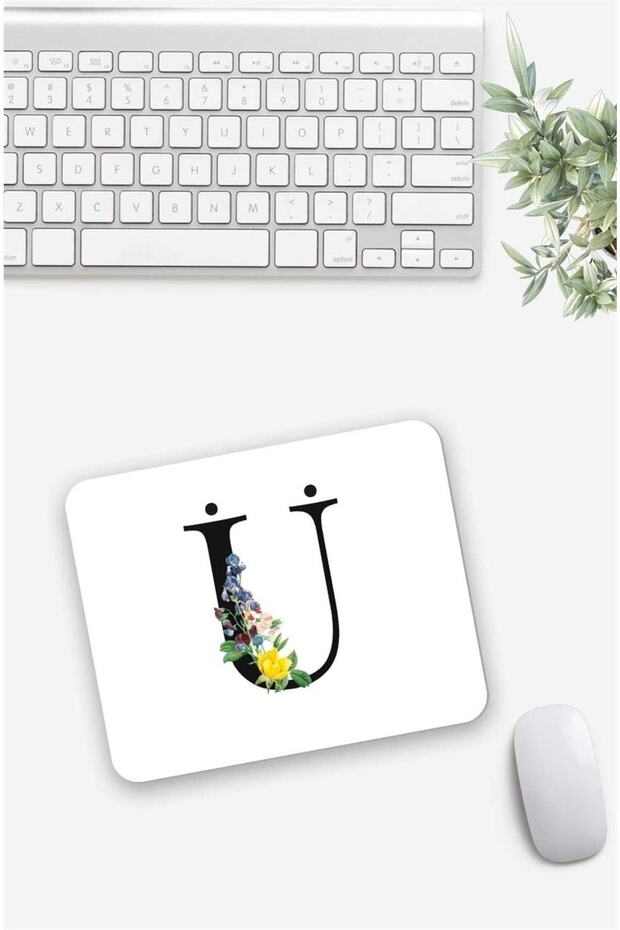 Letter U Patterned Mouse Pad - 1