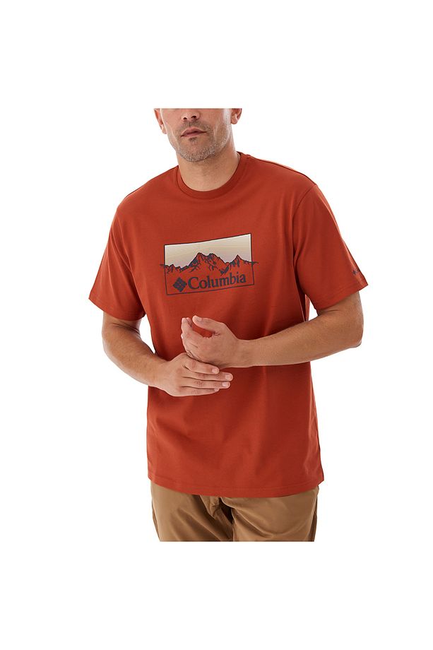 Kiremit CSC Linear Range Erkek Kisa Kollu T-Shirt 9120671636_CS0344 - 5