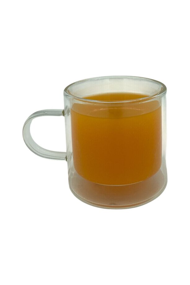 Çift Cidarlı Kahve,Latte,Çay Bardağı Seti -250 ML Cam Kupa Seti 6 Adet 2128 - 7