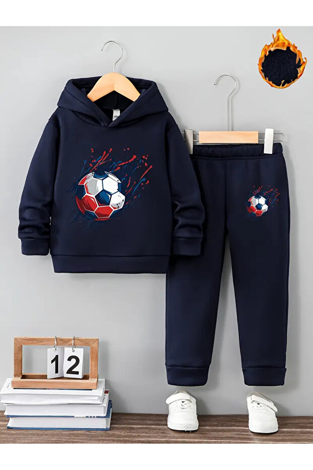 Football Kids Printed Unisex Oversize Tracksuit Set
