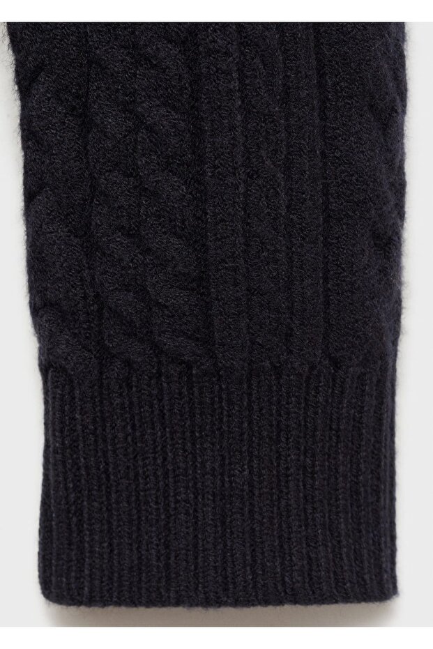 Örgü desenli kazak - 5