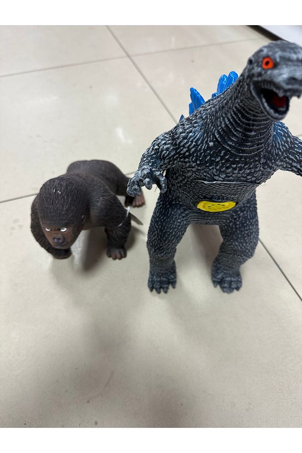 Gorilla Ve Godzilla set Büyük Boy Sesli Godzilla İkili Dev Set - 3
