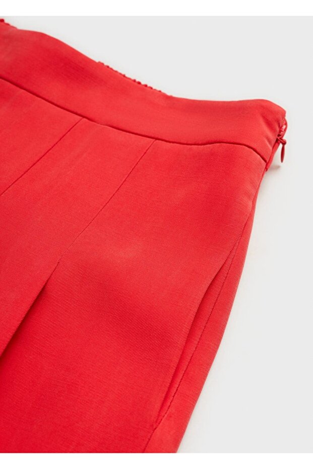 Široke pantalone Nabrano - 7