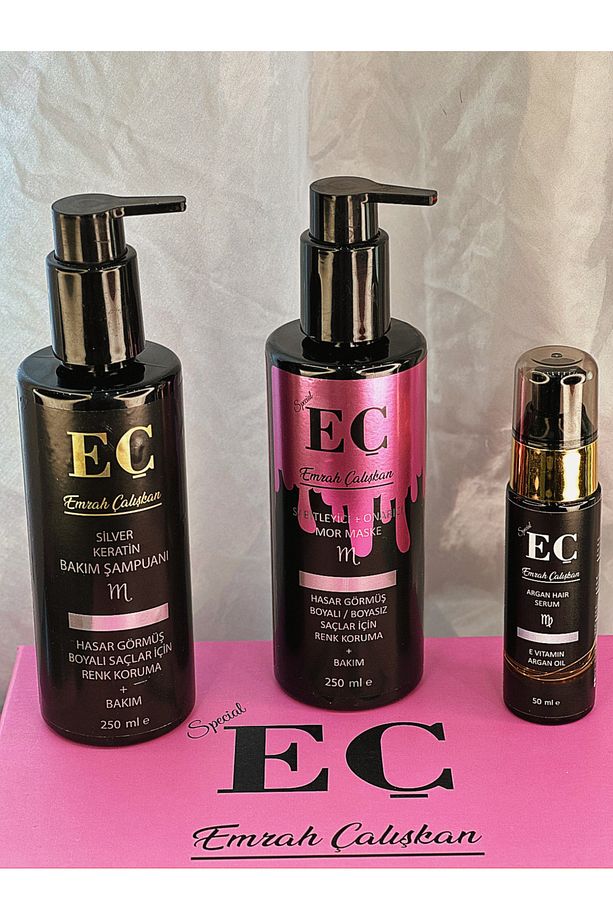 3'Ü BİR ARADA EÇ MOR ŞAMPUAN / EÇ MOR MASKE / EÇ SERUM - 1