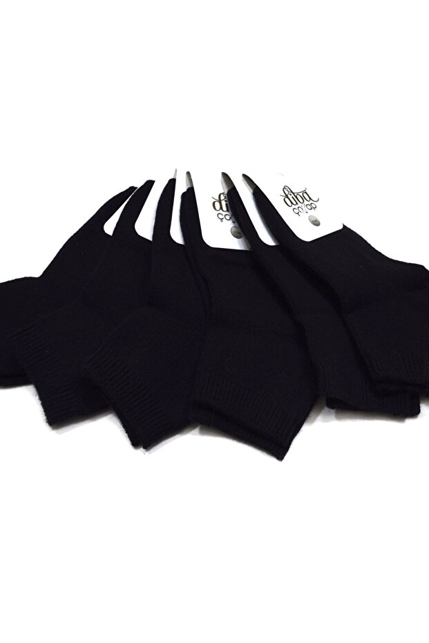 6 Pieces Natural Wool Winter Short Booties Sports Socks