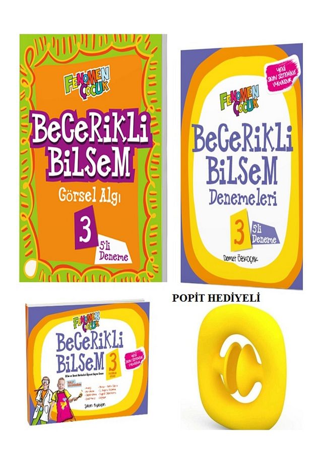 2025-2026 BİLSEM 3.SINIF FENOMEN ÇOCUK BECERIKLI BILSEM 1 HAZIRLIK + DENEME+GÖRSEL ALGI DENEME+POPİT - 1