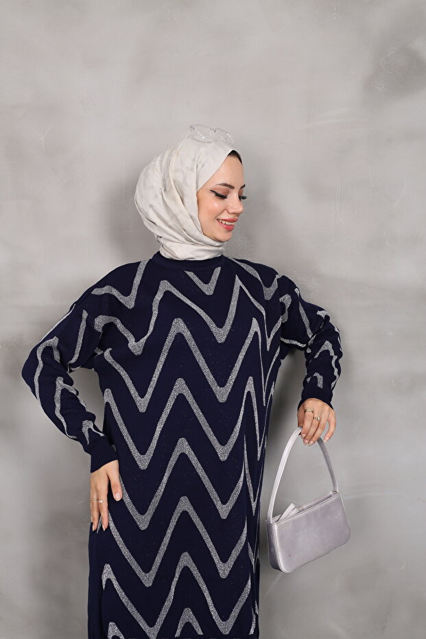 Simli Triko Tunik - 1